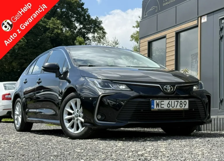 Toyota Corolla czarny Poleasingowy I właściciel Serwis ASO